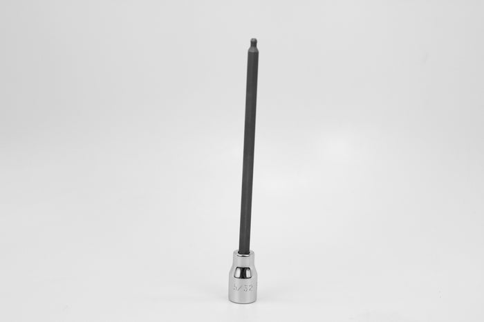 5/32" 3/8" Drive Long Ball Hex Chrome Bit Socket