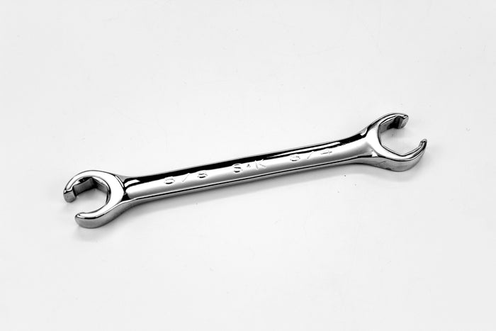 5/8" x 3/4" Fractional Regular Flare Nut Chrome Wrench