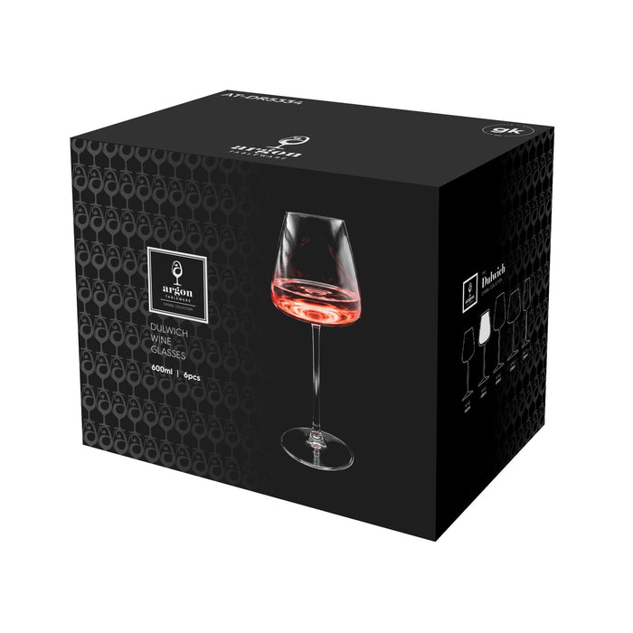 600ml Dulwich Crystal Rosé Wine Glasses - Pack of 6