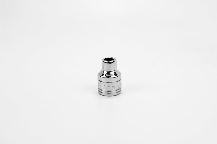 7 mm 3/8" Drive Metric Standard Chrome Socket