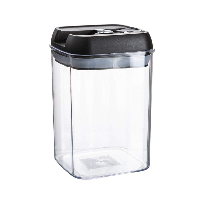 800ml Black Lid Airtight Flip-Lock Plastic Food Storage Container