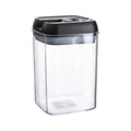 800ml Black Lid Airtight Flip-Lock Plastic Food Storage Container