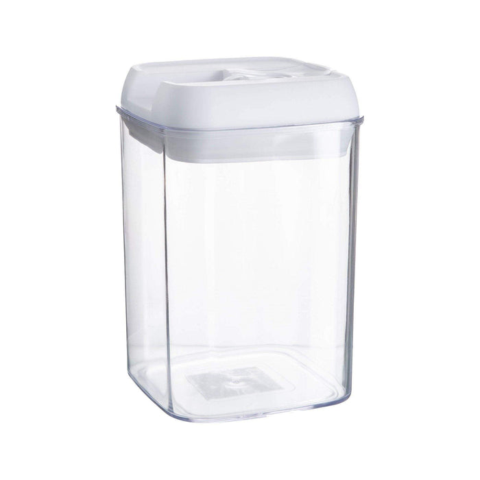 800ml White Lid Airtight Flip-Lock Plastic Food Storage Container