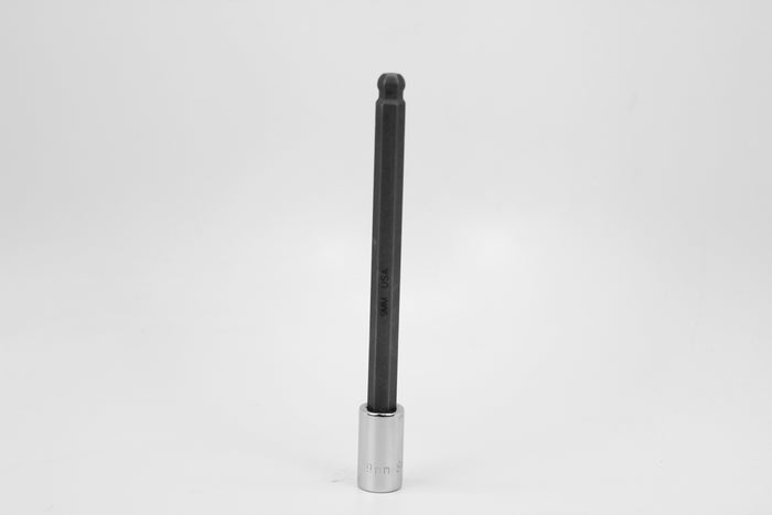 9 mm 3/8" Drive Long Ball Hex Chrome Bit Socket
