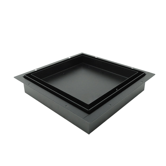 8" x 8" / Black