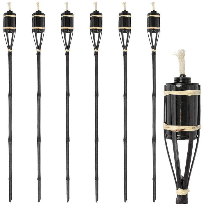 Bamboo 113cm Garden Fire Torches