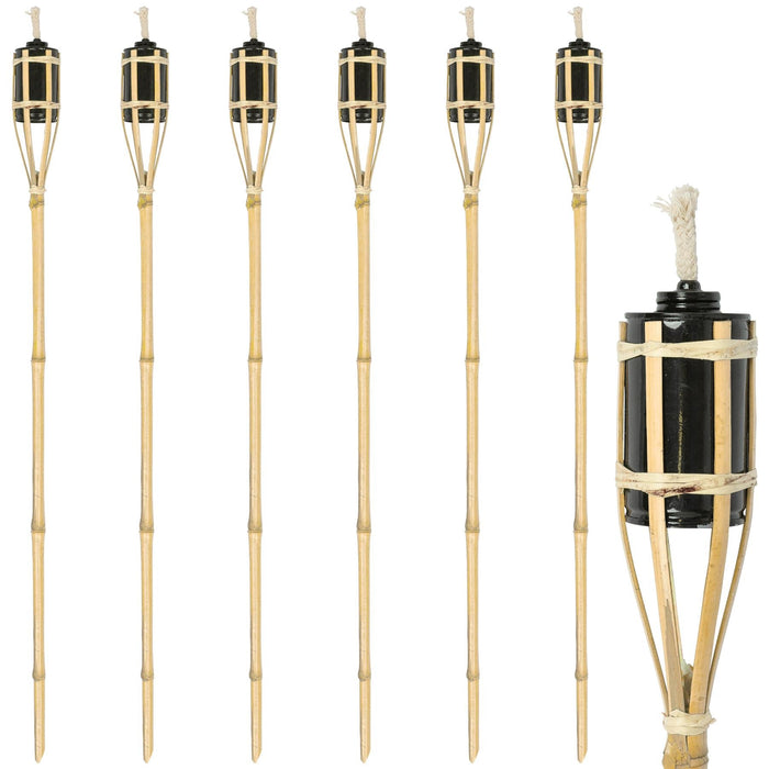 Bamboo 113cm Garden Fire Torches