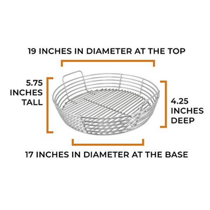 Dimensioned X-Large Kick Ash Basket