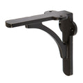 Black 100mm Curved Iron Shelf Bracket