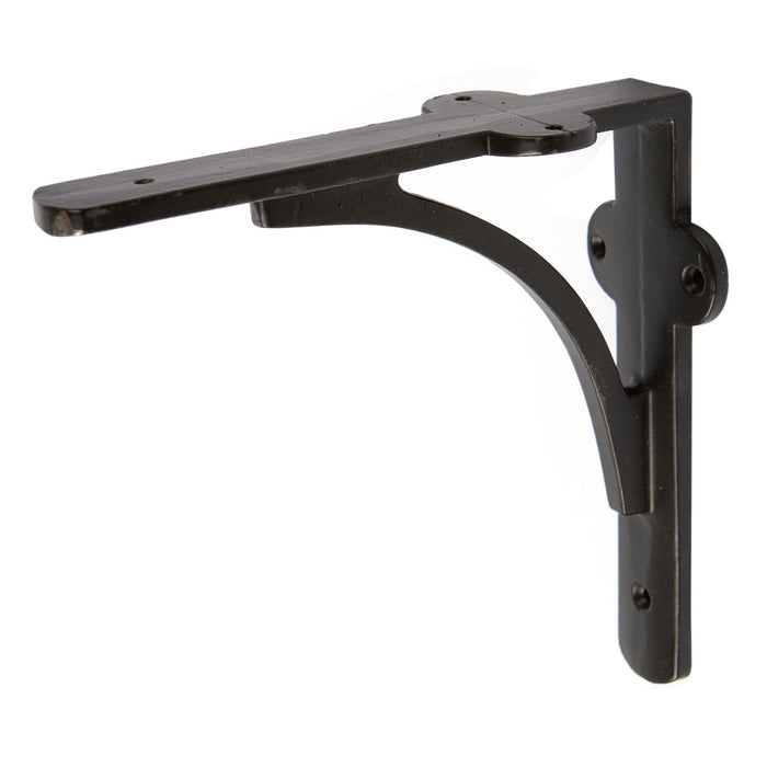 Black 150mm Curved Iron Shelf Bracket