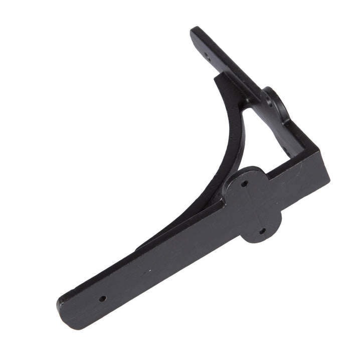 Black 150mm Curved Iron Shelf Bracket