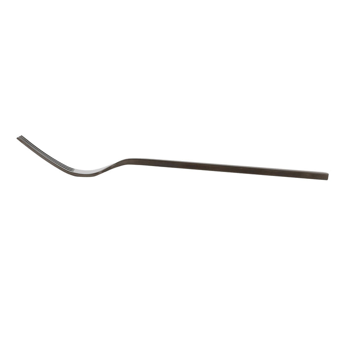 Black 19.5cm Stainless Steel Dinner Forks - Pack of 4