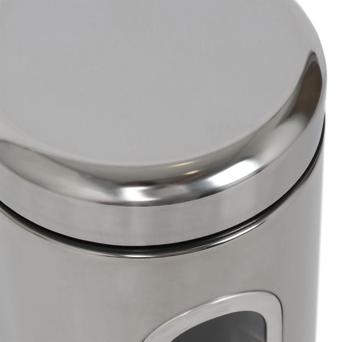 Brushed Stainless Steel Food Storage Container with Window