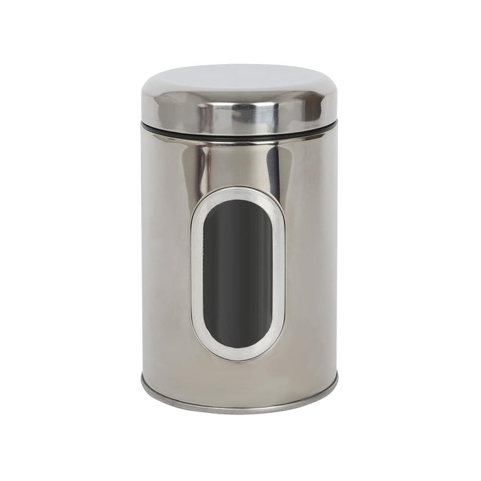 Chrome Stainless Steel Food Storage Container with Window