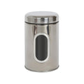 Chrome Stainless Steel Food Storage Container with Window