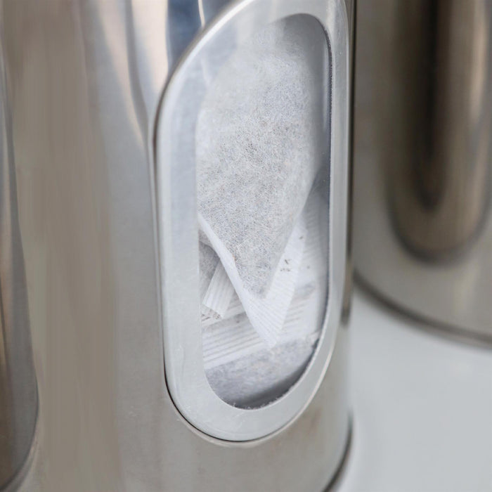 Chrome Stainless Steel Food Storage Container with Window