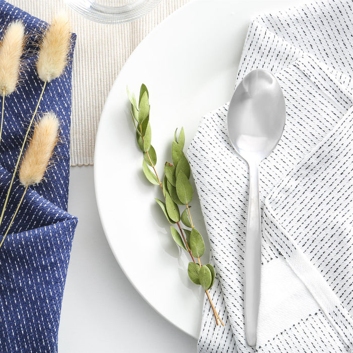 Classic Stainless Steel Dessert Spoons - Pack of 6