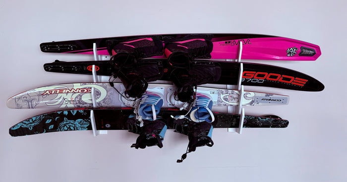 Compact Wakesurf Board Rack – Holds 4 Boards | Free Shipping