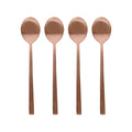 Copper 14.5cm Stainless Steel Teaspoons - Pack of 4