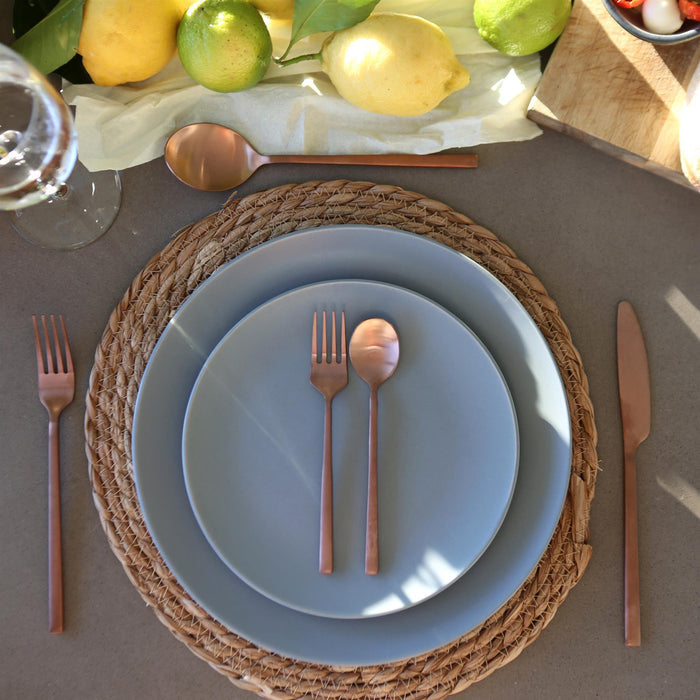 Copper 14.5cm Stainless Steel Teaspoons - Pack of 4