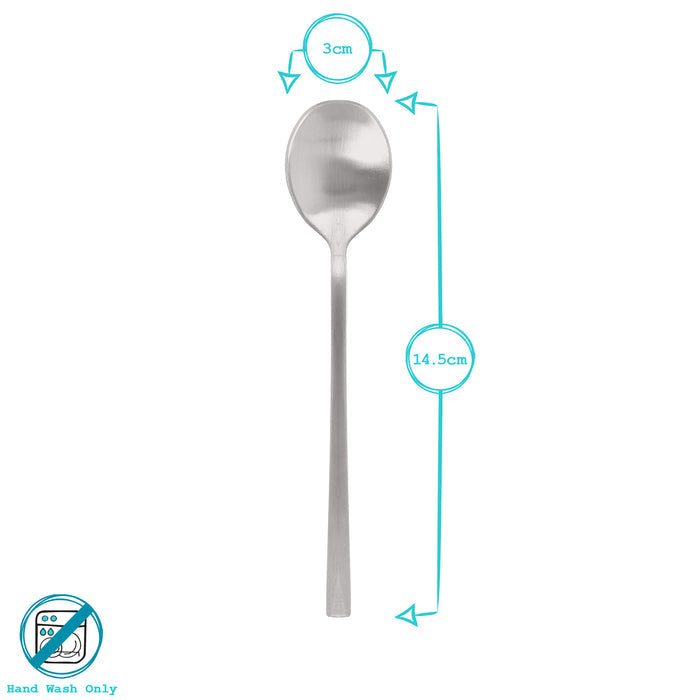 Copper 14.5cm Stainless Steel Teaspoons - Pack of 4