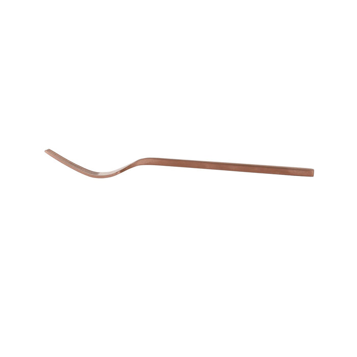 Copper 15cm Stainless Steel Cake Forks - Pack of 4