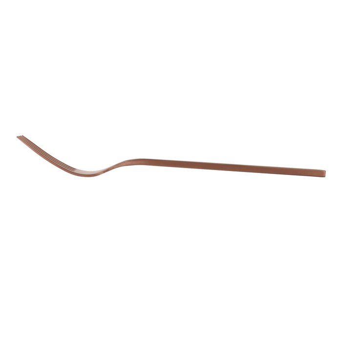 Copper 19.5cm Stainless Steel Dinner Forks - Pack of 4