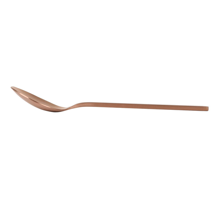 Copper 20cm Stainless Steel Dessert Spoons - Pack of 4