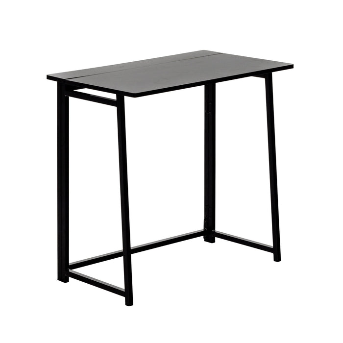 Deluxe Black Folding Wooden Desk