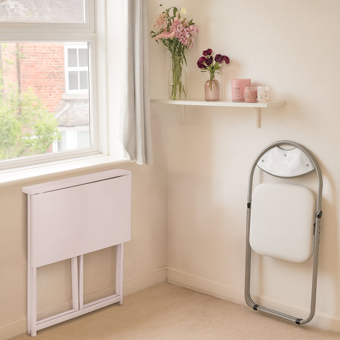 Deluxe Lilac Folding Wooden Desk
