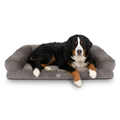 Deluxe Waterproof Dog Bed - Extra-Large - Grey