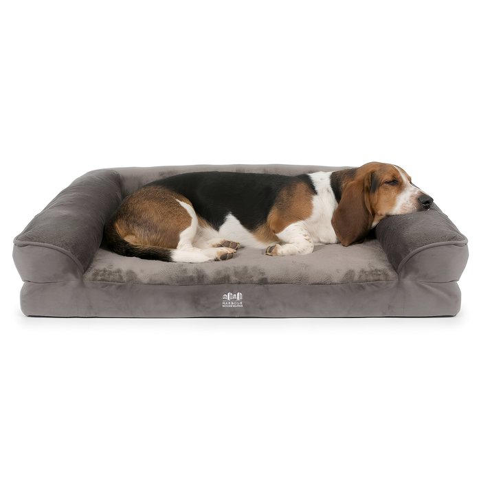 Deluxe Waterproof Dog Bed - Medium - Grey