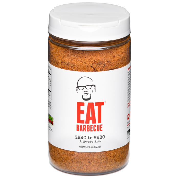 Get legendary bark and bold Kansas City flavor with Zero to Hero BBQ Rub by EAT Barbecue. Competition-grade seasoning built for serious BBQ lovers.