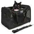 Foldable Cat Carrier - Large - Black