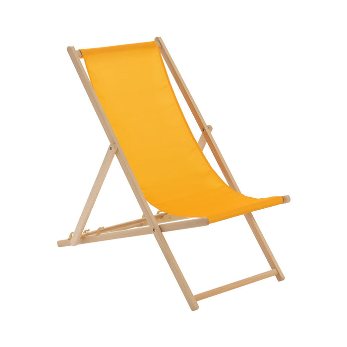 Folding Wooden Deck Chair