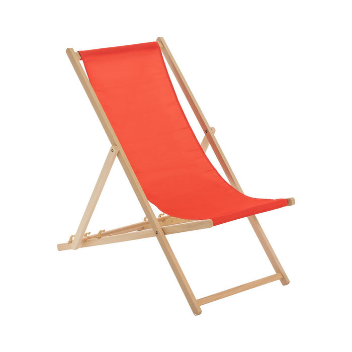 Folding Wooden Deck Chair