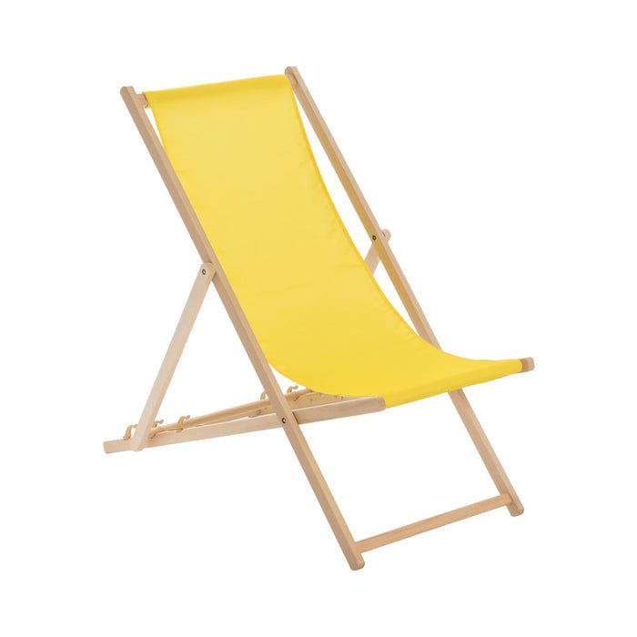 Folding Wooden Deck Chair