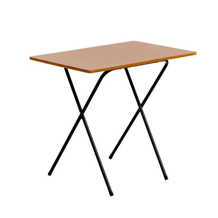 Folding Wooden Desk - Brown & Black