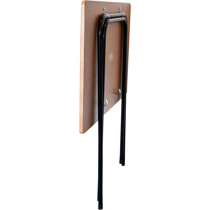 Folding Wooden Desk - Brown & Black