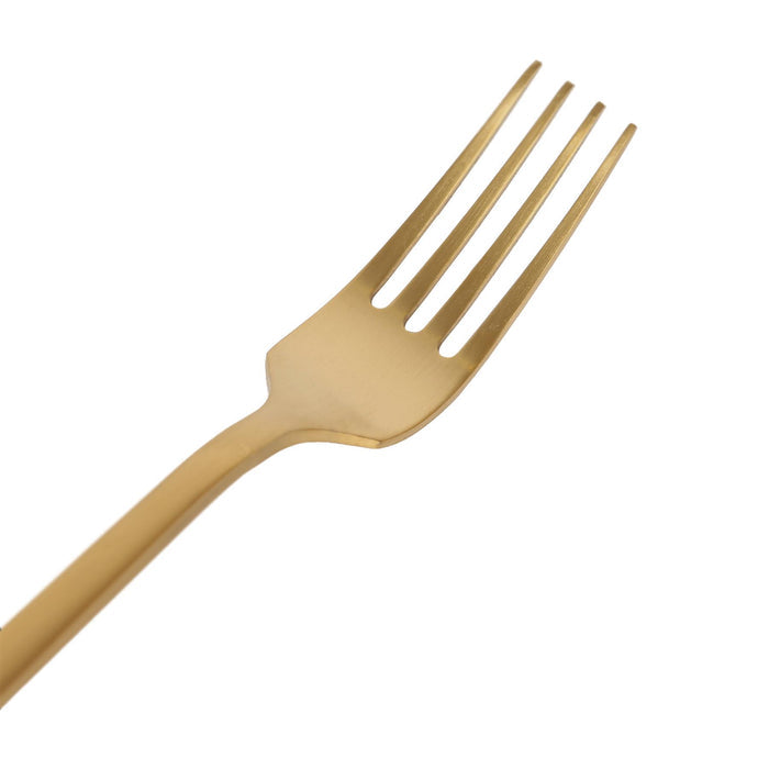 Gold 16-Piece Stainless Steel Cutlery Set