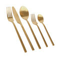 Gold 20-Piece Stainless Steel Cutlery Set