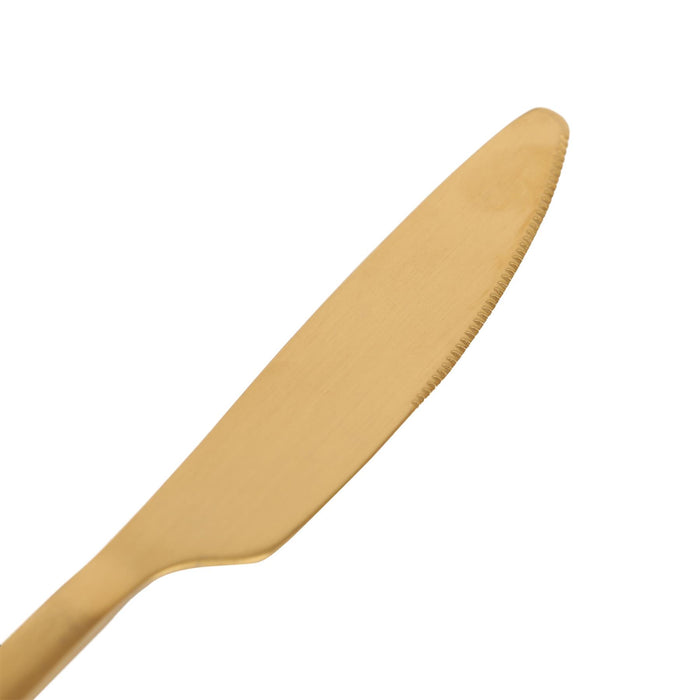Gold 20-Piece Stainless Steel Cutlery Set
