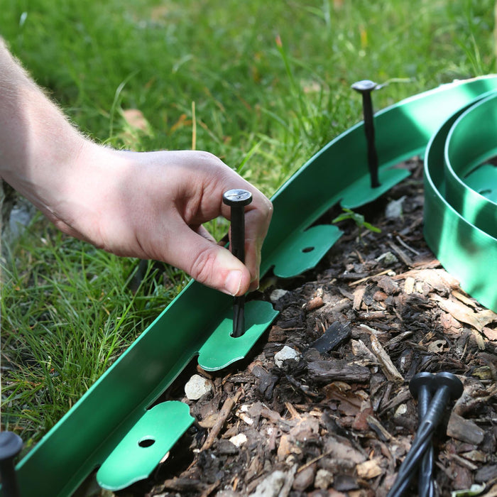 Green Flexible Plastic Lawn & Path Edging