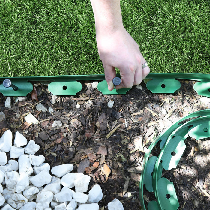 Green Flexible Plastic Lawn & Path Edging
