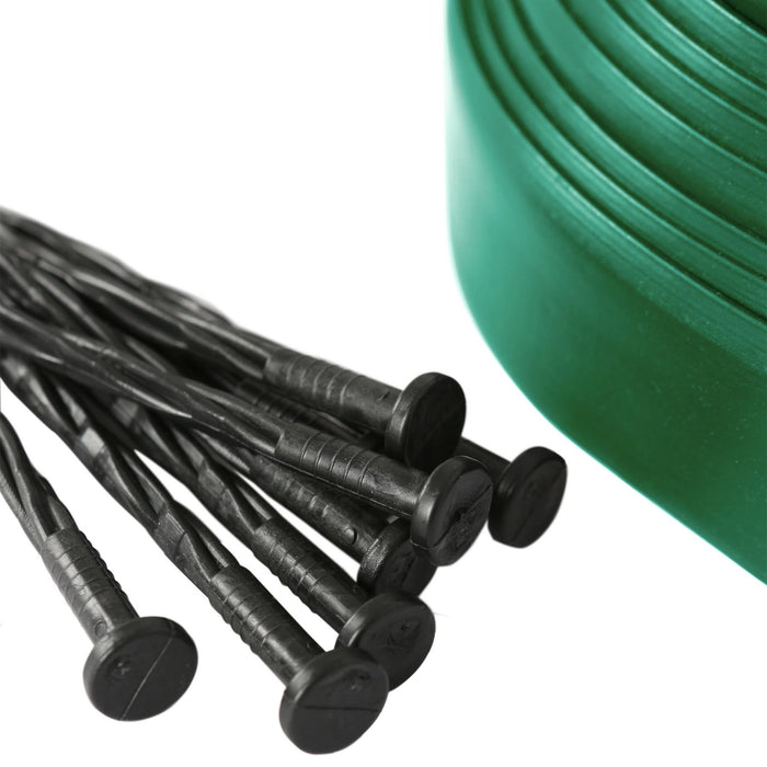 Green Flexible Plastic Lawn & Path Edging