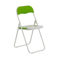 Green Wave Padded Folding Chair