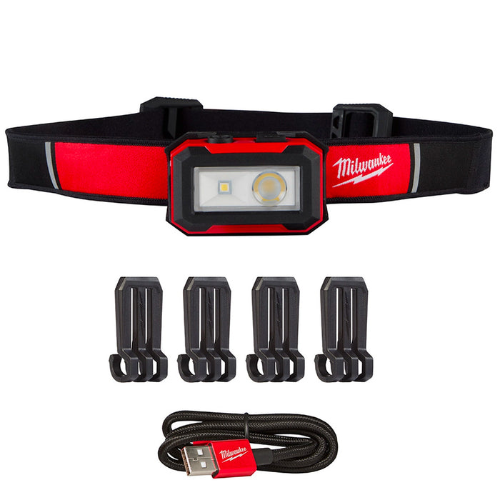 Milwaukee 2012R Rechargeable Magnetic Headlamp and Task Light