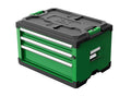 SK03105 - Modular Stackable Storage Tool Box, 3-Drawer Steel Box: 2 Shallow, 1 Deep