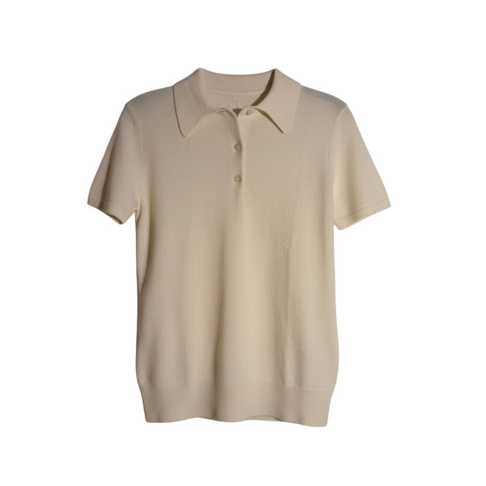 Nili Lotan Polo Shirt S Cream