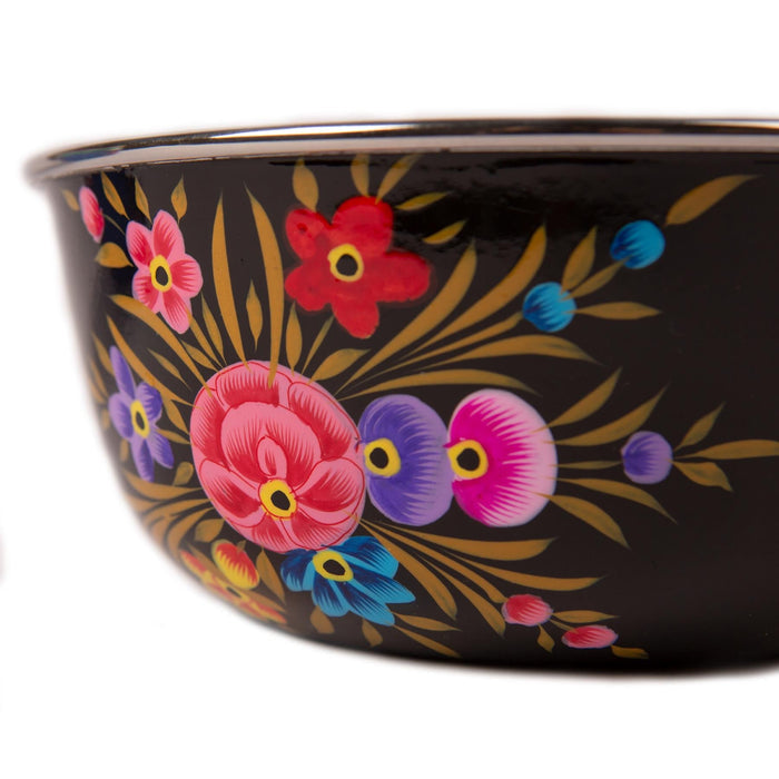 Pansy 21.5cm Stainless Steel Picnic Bowl